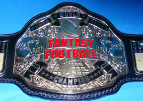 fantasy football championship belts