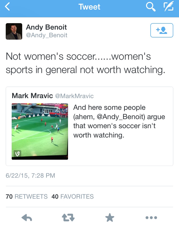 Andy Benoit Twitter