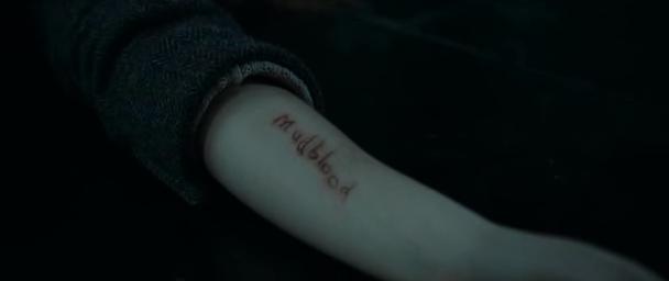 Mudblood_sliced_into_Hermione's_arm_by_Bellatrix_Lestrange.