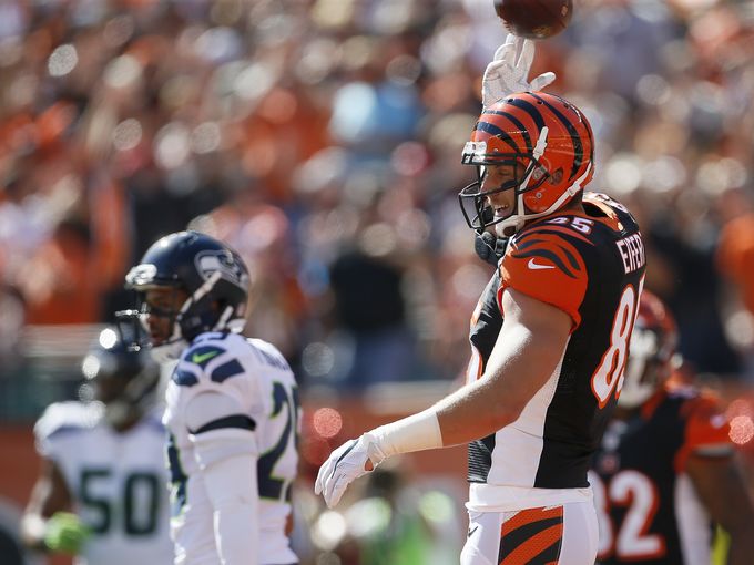 Tyler Eifert, Cincinnati Bengals, Seattle Seahawks