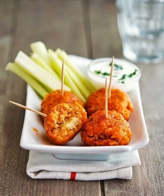 Buffalo Quinoa Bites